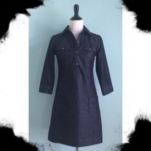 Isaac Mizrahi for Target Blue Denim Shirt Dress Size 4 EUC